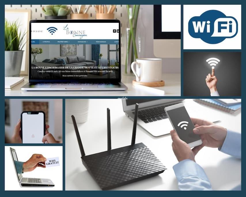 Le Nautilus Proche Plage Clim Parking Prive Wifi Proche Montpellier 카르농 플라주 외부 사진